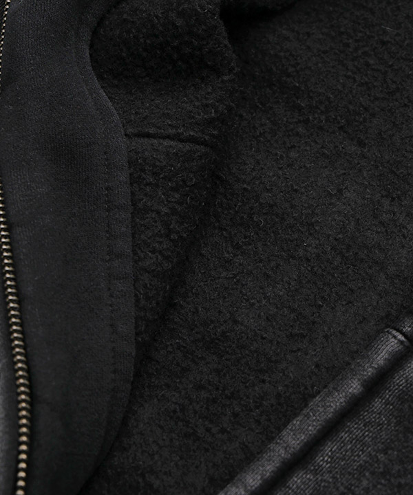 OG PIGMENT CROPPED ZIP HOODIE(WOMEN)