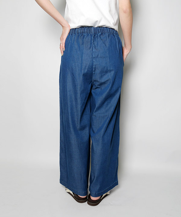 WIDE TENCEL DENIM PT