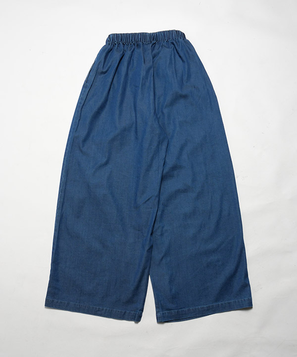 WIDE TENCEL DENIM PT