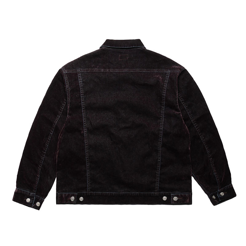 (V)DENIM JACKET -PURPLE-
