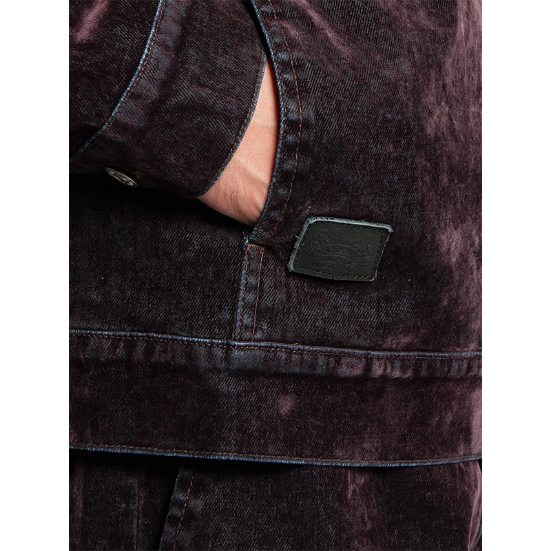 (V)DENIM JACKET -PURPLE-