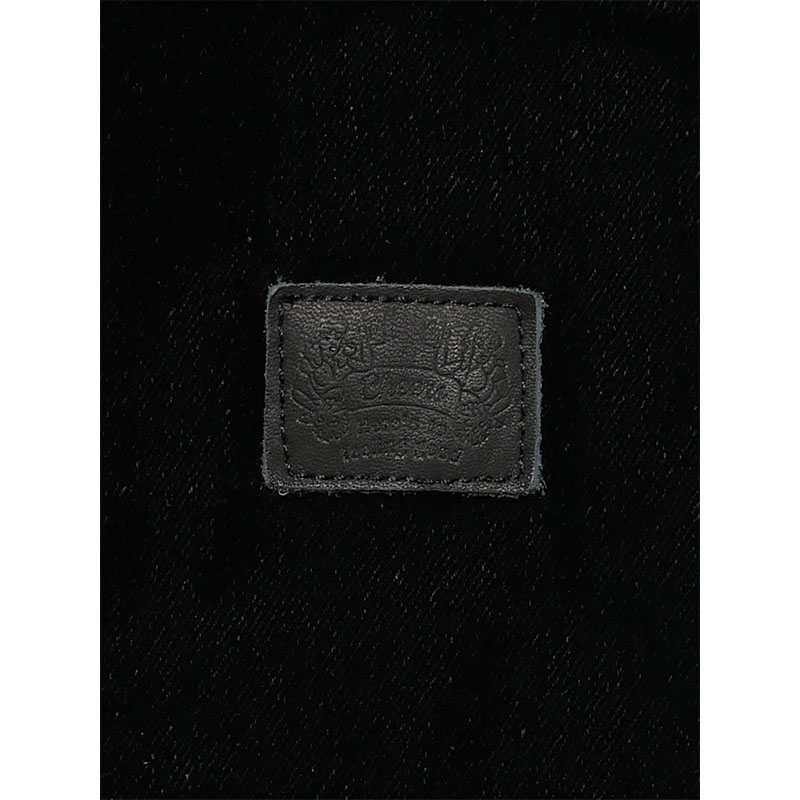 (V)DENIM BAGGY PANTS -BLACK-