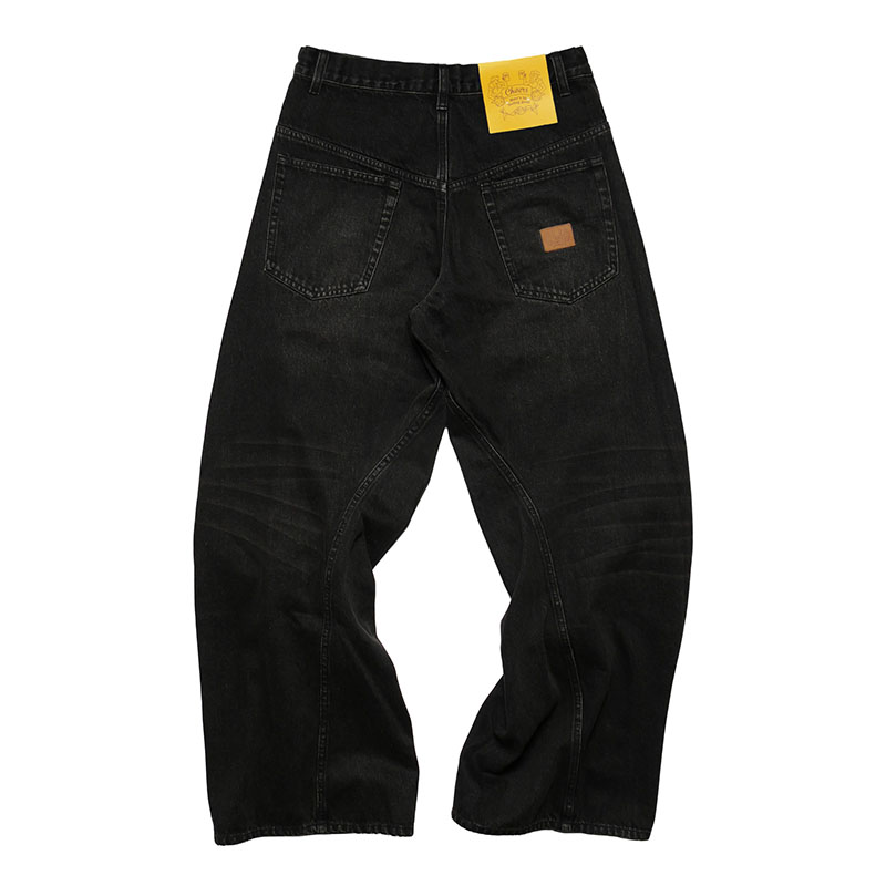 3D DENIM PANTS -U.BLACK-