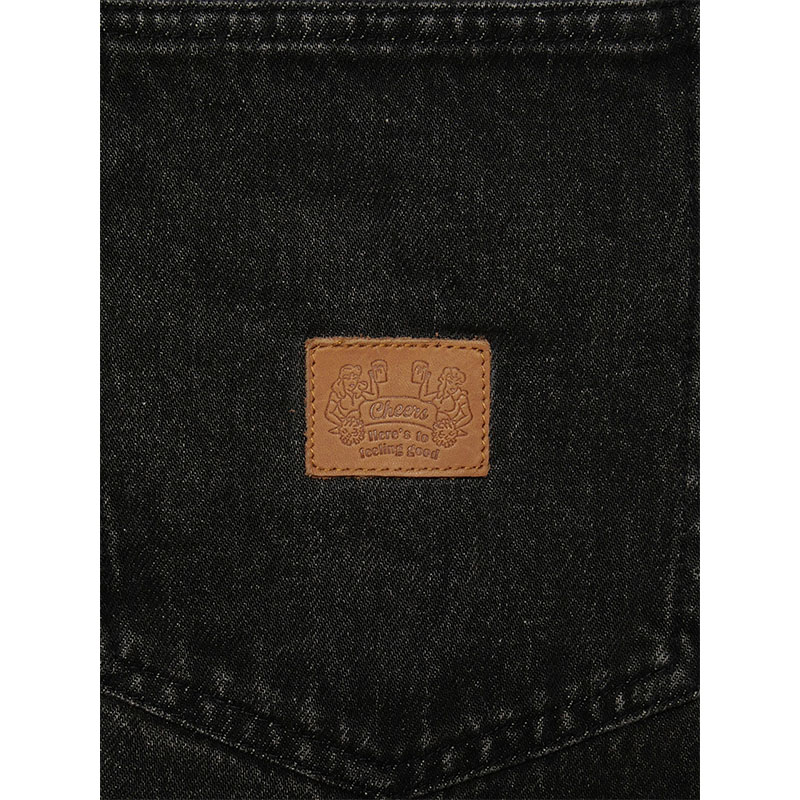 3D DENIM PANTS -U.BLACK-