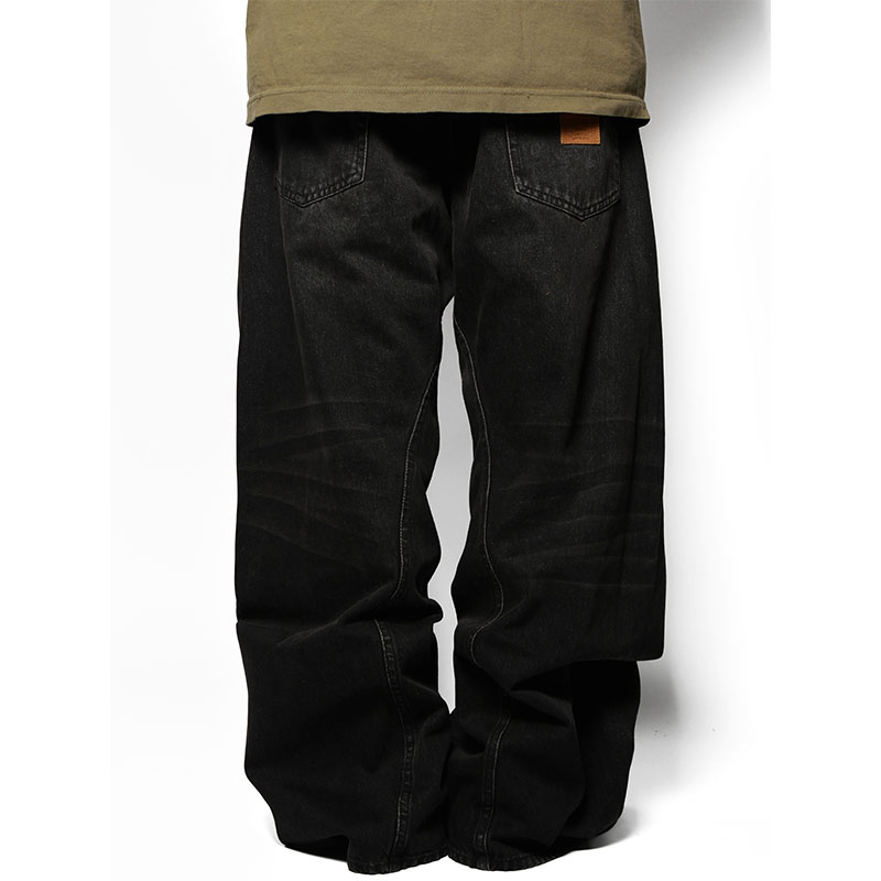 3D DENIM PANTS -U.BLACK-