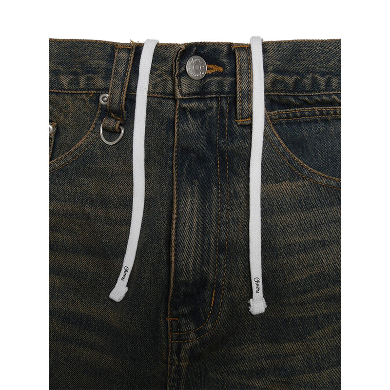 3D DENIM PANTS -U.INDIGO-