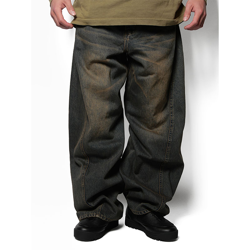 3D DENIM PANTS -U.INDIGO-