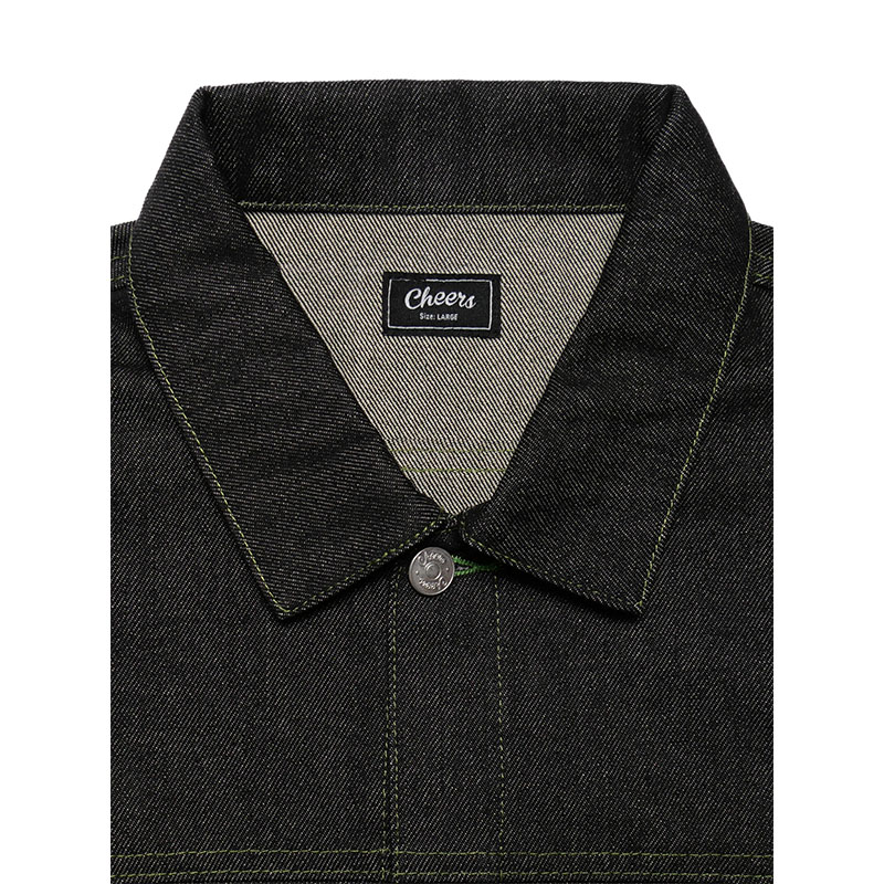 (R) DENIM JACKET -BLACK-