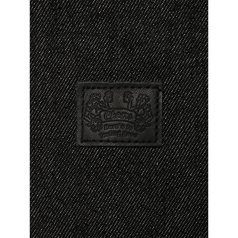 (R) DENIM TEPS -BLACK-