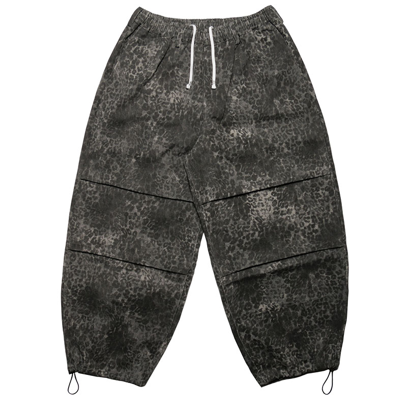 WT LEOPARD PANTS -GREY-