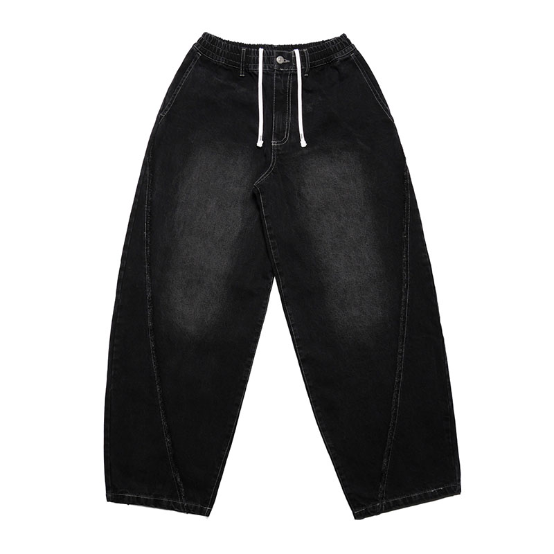 SBL DENIM PANTS -W.BLACK-