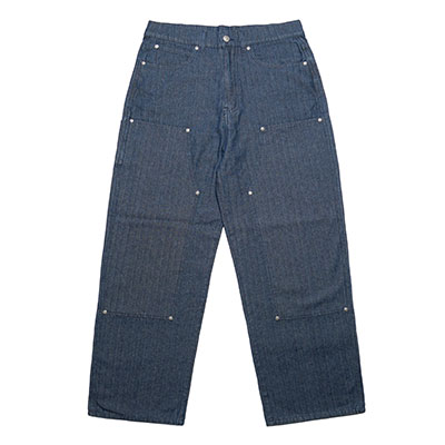 HB DOUBLE KNEE PANTS -NAVY-