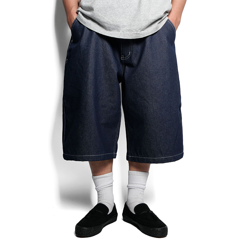 BIG DENIM SHORTS -INDIGO-