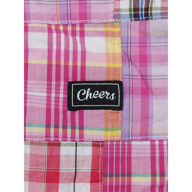 PATCHWORK SHORTS -PINK-
