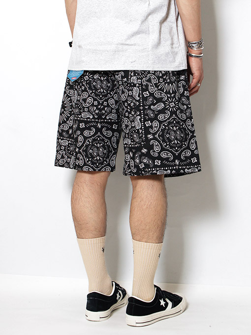 COOKMAN(クックマン)/ CHEF PANTS SHORT PAISLEY -BLACK- | Blue in ...