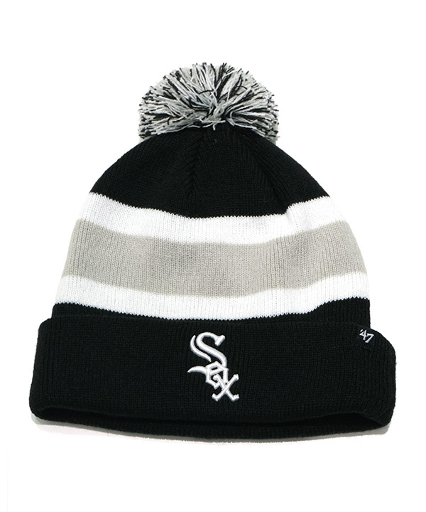 47(フォーティーセブン)/ White Sox Breakaway '47 Cuff Knit -BLACK