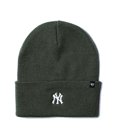 Yankees Base Runner '47 Cuff Knit Moss -OLIVE-
