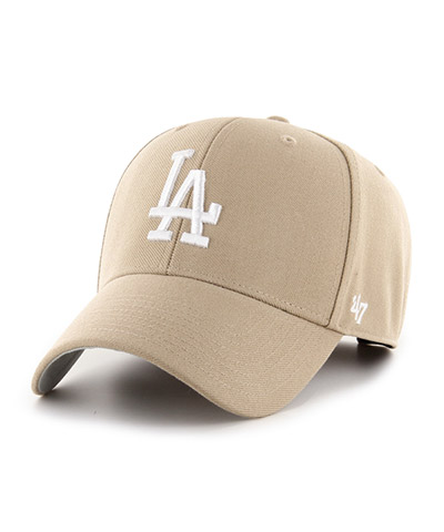 Dodgers ’47 MVP Khaki x White Logo -BEIGE-