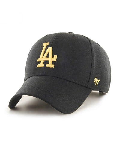 Dodgers Snapback ’47 MVP Black x Yellow Logo -BLACK/YELLOW-