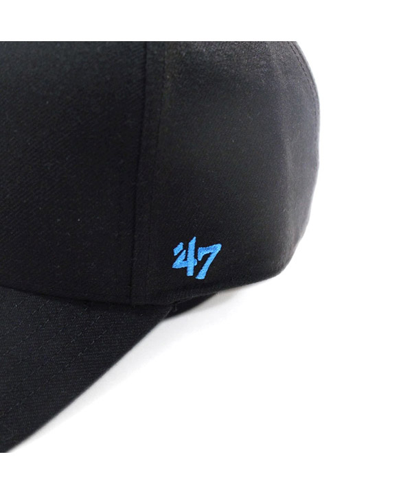 Yankees Snapback ’47 MVP Black x Neon Blue Logo -BLACK/BLUE-