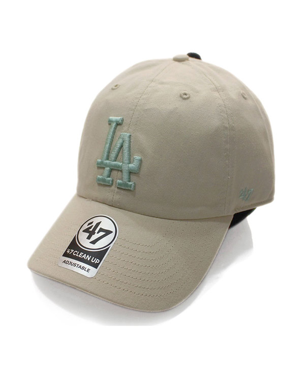 Dodgers ’47 CLEAN UP Natural x Mint Logo -MINT-