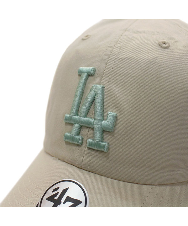 Dodgers ’47 CLEAN UP Natural x Mint Logo -MINT-