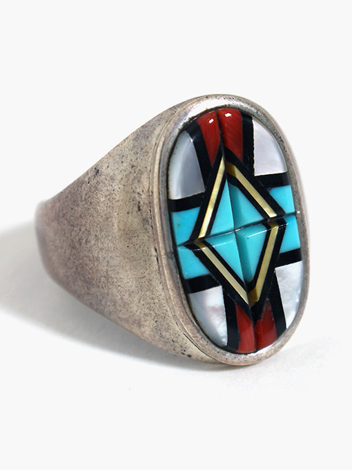 Indian Jewelry(インディアンジュエリー)/ YELMO NATACHU ZUNI RING