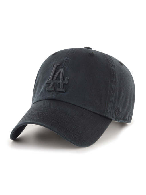 Dodgers Black Tonal ’47 CLEAN UP Black -BLACK/BLACK-