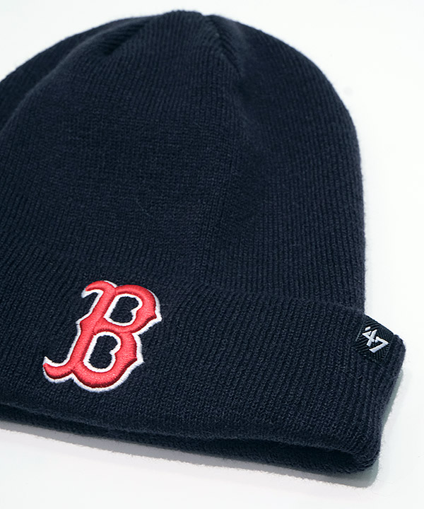 Red Sox Raised ’47 Cuff Knit -NAVY-