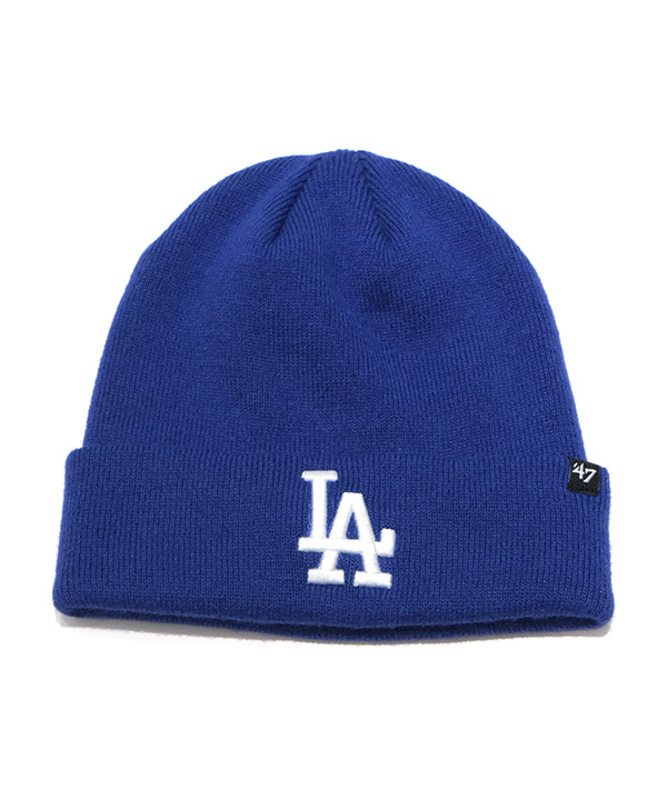 Dodgers Raised ’47 Cuff Knit Royal -BLUE-