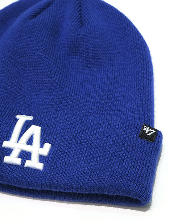 Dodgers Raised ’47 Cuff Knit Royal -BLUE-