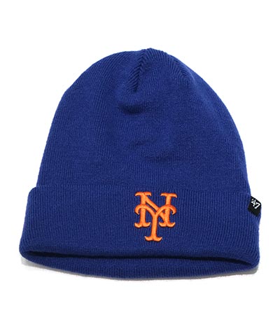 Mets Raised ’47 Cuff Knit -BLUE-